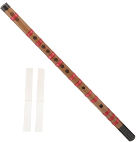 Cabilock Flauta de Bambú y Apariencia Exquisita Película para Principiantes Instrumento Tradicional Chino Portátil y Fácil de Ajustar, Diseño Simple
