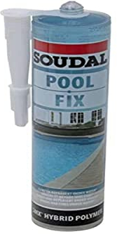 Soudal Colle spécial piscine cristal 290 ml Transpa