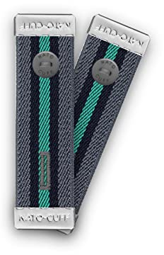 Nato Cuff - Stoppa rullade långärmade skjortor - Dra upp dem med elegans - Elastiska halkskyddshållare (Oscar)