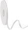 Jizxol Satinband, 6 mm x 91 Meter Geschenkband, Stoffband, schleifenband weihnachten, Dekoband für Weihnachten Geschenkverpackung, Hochzeit Weihnachtsdeko Party (weiß)