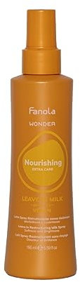 Fanola Wonder Nourishing, Latte Spray ristrutturante senza risciacquo, 195 ml
