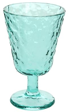 Tognana Elsa, confezione 6 calici 270 cc, vetro, verde acqua