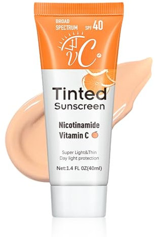 Universal Tinted Moisturizer SPF 40 | Face Sunscreen | Cover Blemishes | Nicotinamide Vitamin C | 40ml