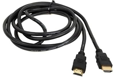 Glowster Cable HDMI 2.1 8K, 2 metros, negro - Conexión de alta velocidad, ideal para televisores y monitores con soporte 8K, transmisión de video y audio.