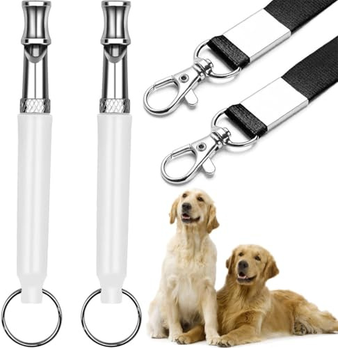 AMERRYAYUR Ultrasonic Dog Whistle – Ultra-Wide Frequency Range for All Dog Breeds, Professional Silent Recall Training Whistle
