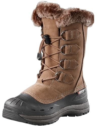 Baffin Chloe Women's Winter Boots, Tundra Rated, 14 to -22 degrees Fahrenheit, Tall Height, Taupe, Size 7