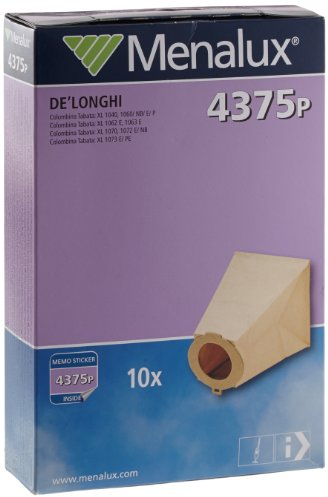 Menalux 900256145 4375P Sacchetti per Scope De Longhi Tabata