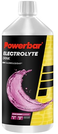 Powerbar - Elektrolyte Drink - Sour Cherry - 1000ml Sirup - kalorien- und zuckerarm - Magnesium & Natrium