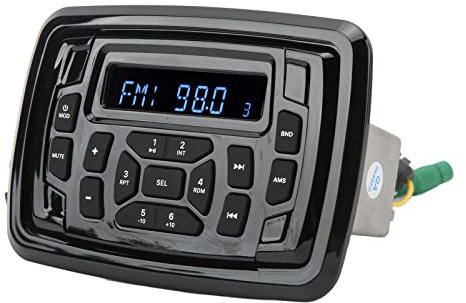 12V DC Marine Digital Media MP3 Player Marine Bluetooth Audio Resistente alle intemperie Lettore MP3 Suono stereo per Yacht Caravan Ingegneria Veicolo Nave