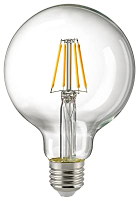SIGOR LED Filamentlampe GLOBE, 9W, 95mm, E27, 1055lm, 2700K, dimmbar, klar