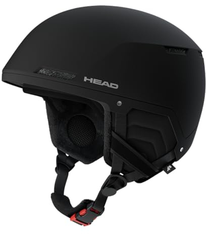 HEAD Compact Evo Casco da Sci e Snowboard, Nero, XS/S