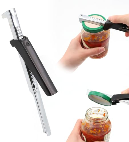 Apriscatole per artrite, Apribarattoli Manuale, Apriscatole Per Artrites Senza Sforzo,Apriscatole regolabile in acciaio inossidabile, per Anziani, pazienti con Artrite e cuochi