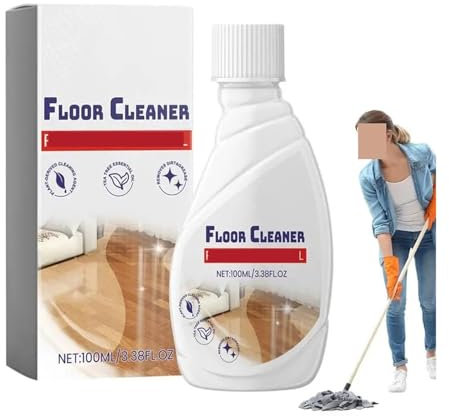 IOLKHFK Multi-Surface Cleaner Hardwood Floor Cleaning Agent Floor Polisher Liquid, Compatible For DEEBOT OZMO U2 U2 Pro，N79 N79S N79W+ N79SE Robot Sweeper(100ml*1)