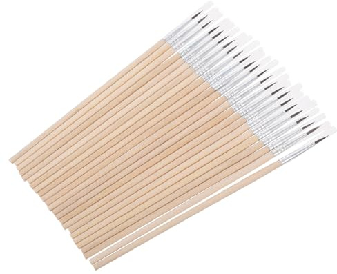 SHINEOFI Lot de 24 Pinceaux Pollinisateurs de Jardin 1,5 Cm Brosses de Pollinisation Manuelles pour Légumes, Fruits et Plantes à Fleurs Outil de Pollinisation Polyvalent pour Tomates,