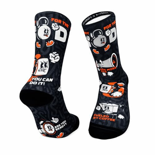 Maldita Buena Suerte Calcetines Crossfit Hombre y Mujer Técnicos – Sin Costuras, Antirozaduras y Transpirables – Para Cross Training, WOD, Gym y Entrenamiento Funcional