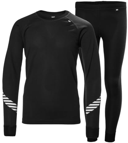Helly Hansen Junior Unisex Jr HH Lifa Set, Schwarz, 10