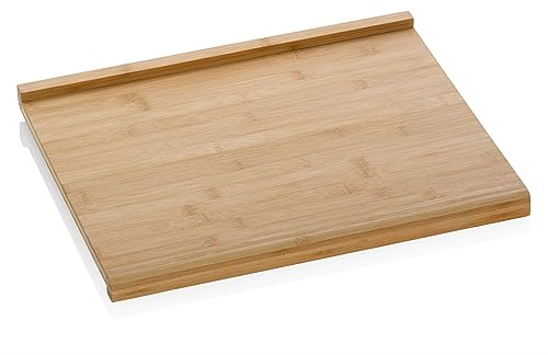 tagliere kela con bordi a contatto 48 x 38 x 1,8 cm KIANA, grande tagliere in bambù, utilizzabile su entrambi i lati, tagliere in legno, tappetino da forno