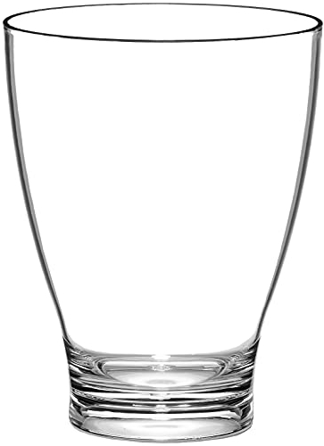 BREVETTI WAF, Seau à glace en forme de tulipe, pur acrylique, transparent, 21 x 21 x 26 cm, capacité 5,25 L