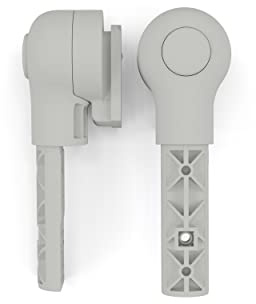 CYBEX Gold LEMO Adapter Set, For CYBEX Lemo High Chair Seating System, LEMO Bouncer Attaches to Chair Frame, Light Grey