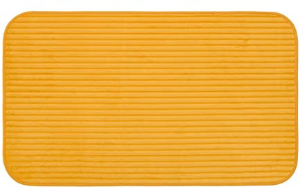 Gözze - Rutschfester Weicher Badeteppich, 100% Polyester, 70 x 120 cm - Mais