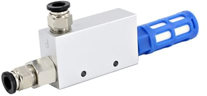 SSIMOO Vacuum Generator CV10HS Pneumatic Large Suction 15 Suction Cup Switch 20 Manipulator Control Valve Kindly (Color : CV-10HS 8mm Joint)