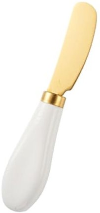 JISADER Coltello per burro e formaggio, gadget da cucina Coltello multiuso per spalmare formaggio, oro