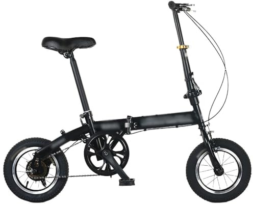 Bicicleta Plegable Urbana De 12 con Cuadro De Acero Al Carbono, Frenos De Disco Y Pedales Plegables, Tamaño Pequeño. B,12 Inch
