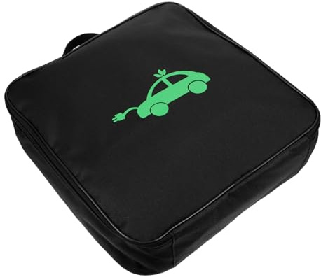 HAKIDZEL Charging Cable Storage Bag for Ev Charger and Portable Fits Car Trunk Square Shape Design for Outdoor Travel