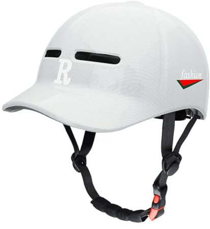 demaxiyad Casco da ciclismo leggero e regolabile, cappello da baseball di sicurezza per protezione solare, pendolarismo, pattinaggio, sport all'aria aperta, da uomo, ciclismo su strada, scooter, donne