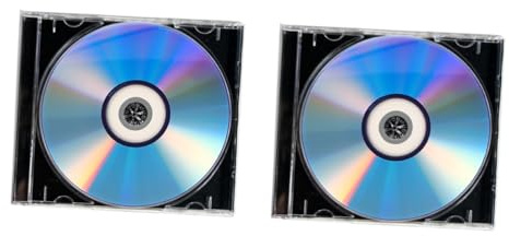 LRXIYODE 2juegos Conjunto De Discos DVD-r Grabables y CD Virgen con Caja Jewel para Video Audio y Datos Discos Compatibles con Grabadoras DVD CD Calidad De Sonido Clara y Protección De Dato