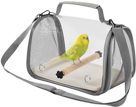 Travel Cage - Compact Bird Travel Transport Box, Lightweight Foldable Transport Box Storage, Outdoor Trip Indoor