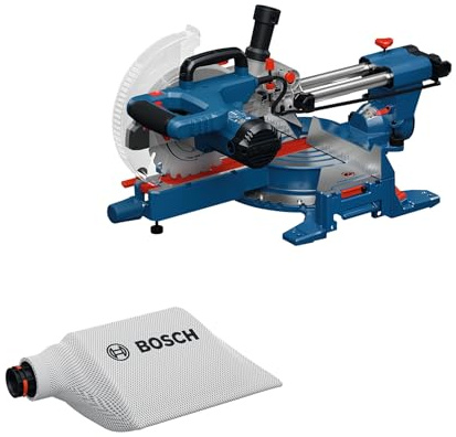 Bosch PRO Troncatrice a filo GCM305-216S (incl. righello di misurazione, morsetto, sacchetto raccoglipolvere, lama, chiave)