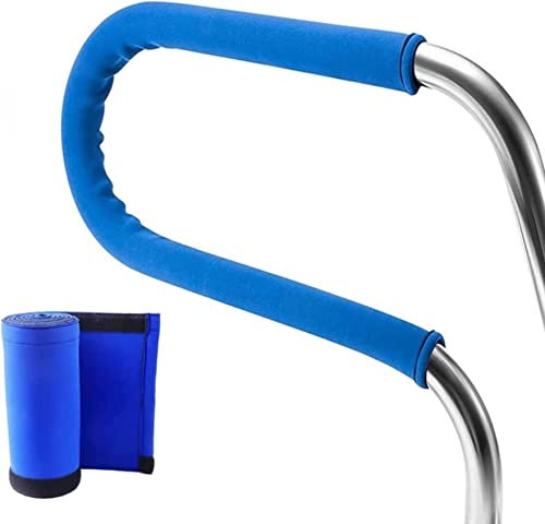 CNPRAZ Barandilla de Piscina Acero Inoxidable 304 Capacidad de Carga de 260 LB Pasamanos de Piscina Plateado Pasamanos de Piscina humanizado Instalación de Tornillo autorroscante