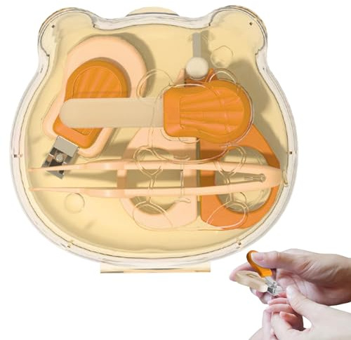 Cortaúñas para bebés, cortaúñas para niños pequeños | Lima de uñas para | bebés Necesidades para bebés nuevos Cortaúñas lindos | Cortaúñas seguras de diseño ergonómico, lima de uñas para recién nacid