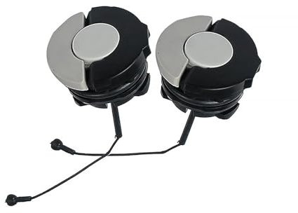 Xiciki 2 PCS Gas Fuel Cap, Oil Cap Chainsaw Replacement Parts Kit for STIHL MS171 MS181 MS192 MS192T MS210 MS230