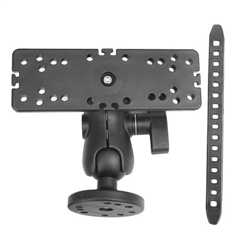 Base de montaje para buscador de peces, soporte para buscador de peces, soporte electrónico para buscador de peces, soporte impermeable para buscador de peces, soporte electrónico marino para barco