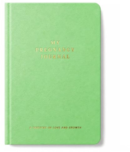 Schwangerschaftstagebuch und Baby-Erinnerungsbuch lawngreen