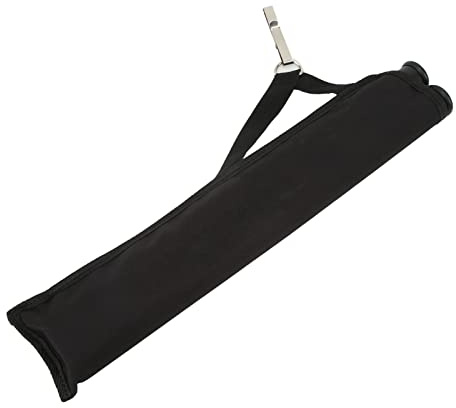 Akozon Faretra per Tiro con l' 2 Tubi Supporto in Stoffa di Bue Montato in Vita per Tiro con l' Leggero (Black)
