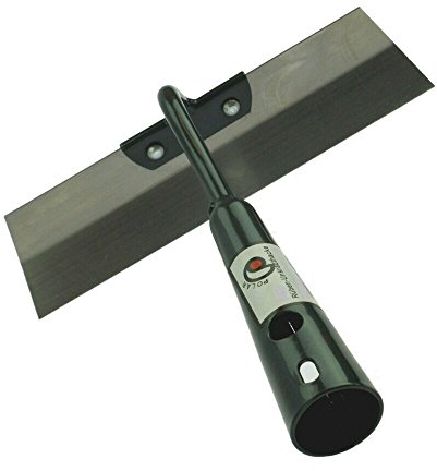 BG Bau- und Gartengeräte HgmbH Polar Gartenhacke Unkrauthacke gebogenes Blatt 150-180 mm breit H 45 mm Beethacke, Modell:3153 (15 cm breit)