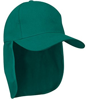 Morefaz Junior Legionnaire Style Baseball Cap Boy Girl Children Summer Sun Hat Protection Child Kids Hat Sport MFAZ Ltd (Sea Green)