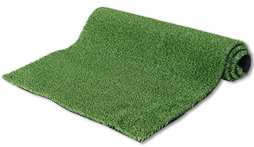 Griclner Artificial Grass Astro Turf Lawn 3FTX10FT,Economy Indoor Outdoor Synthetic Grass Mat, Backyard Patio Garden Balcony Rug, Rubber Backing/Drainage Holes