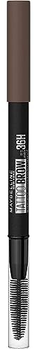 Maybelline New York Tattoo Brow Semi Permanent 36Hr Eyebrow Pencil Longlasting Thicker Fuller Eyebrows Deep Brown 07