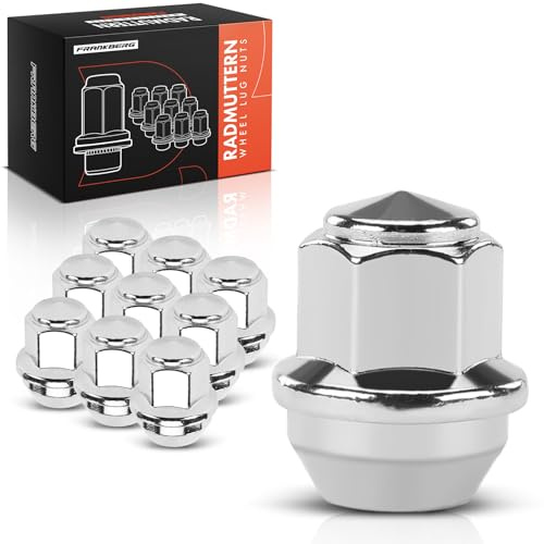 Frankberg 10x Écrous de roue Avant Arrière Compatible avec B-Max 2012-Aujourd'hui C-Max II 2012-2019 Ecosport 2013-Aujourd'hui Fiesta 2008-Aujourd'hui Focus 2012-Aujourd'hui Ranger 2011-Aujourd'hui
