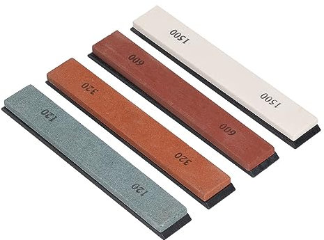 YWBL-WH 4 Uds Cuchillo Afilador Piedra Whetstone Piedra Mojada Afilador Kits 120 320 600 1500 Grit