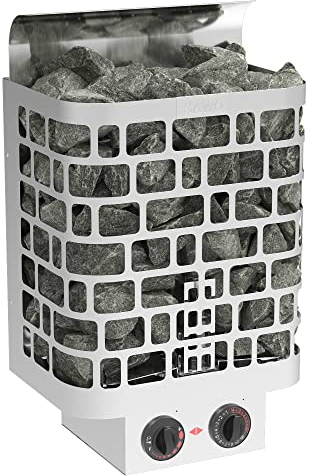 Sawo Krios Poêle électrique pour sauna en acier inoxydable 230 V/400 V (9 kW NB)
