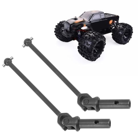 SPYMINNPOO Eje de Transmisión de 2 Piezas RC, Eje de Transmisión de Junta Universal Transversal RC Eje de Transmisión de Coche RC de Acero para ZD Racing 1/8 RC Cars