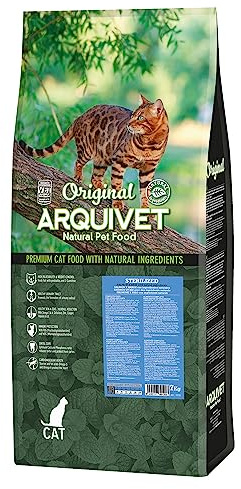 Arquivet -Original – Sterilized – foder för steriliserade katter – lax och ris – 7 kg
