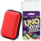 UNO Flip Kartenspiel & Reiseetui + 4 x Scorekarten | Kartenspiele, Reisespiele, Kartenspiele für Erwachsene, Familienspiele - Mattel