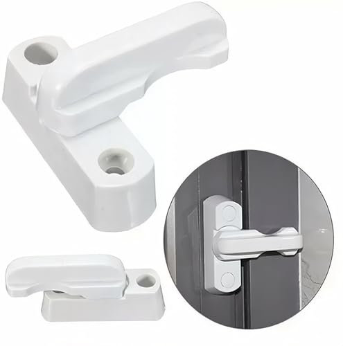 DAJING x2 Sash Jammers - Extra Security Locks for uPVC Doors & Windows - White