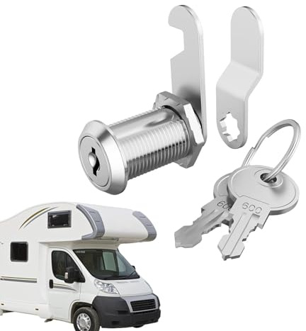 Locks de compartimento de avance de la - Conjunto de seguridad de almacenamiento de servicio pesado | Pestillo de puerta de vehículos recreativos con llave, bloqueo de gabinete de reemplazo,